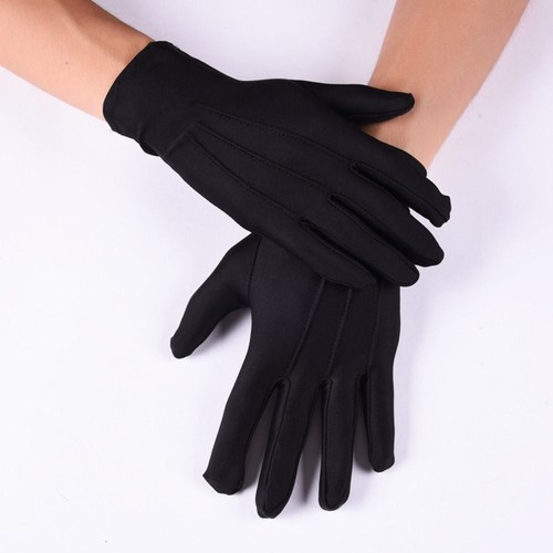 Thin white cotton gloves soft - cotton,
