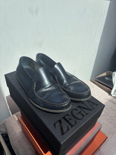 Berluti black leather driving - berluti,