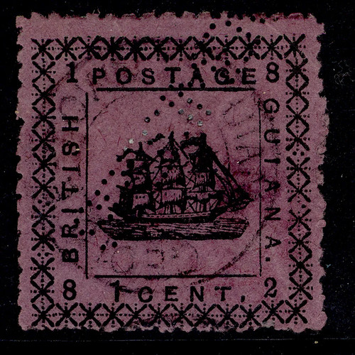 British guiana sg164 - british, sg164,