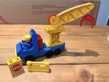 Lego Duplo Truck With Crane 1980s