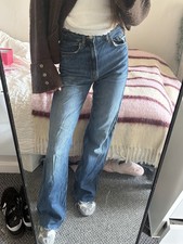 Blue Zara High Waisted