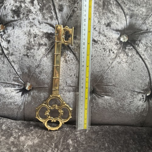 Vintage brass key holder - vintage,