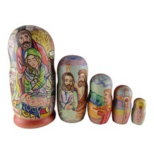Matryoshka Nesting Doll 7" 5