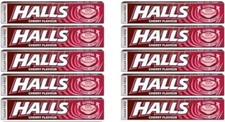 10 x Halls Menthol Cherry