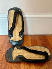 Vintage Japanese Unisex Setta Zōri Sandals Traditional Retro Tatami Traditional