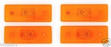 4 x Orange Amber 6 LED 24v