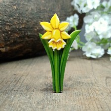 Daffodil brooch handmade - daffodil,