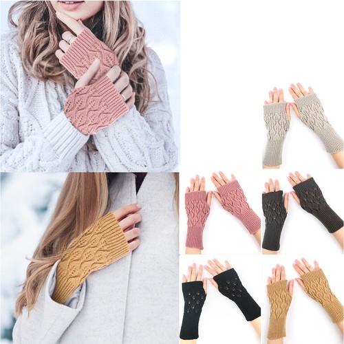 Womens ladies fingerless - womens, arm