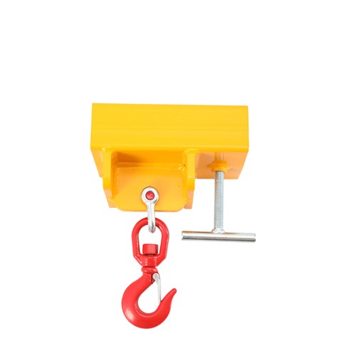 Forklift mounted lifting hook - mounted,