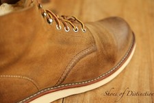 Redwing Red Wing 3149 Tan Brown Suede Derby Boots Shoes Men's UK 9 US 10 D EU 43