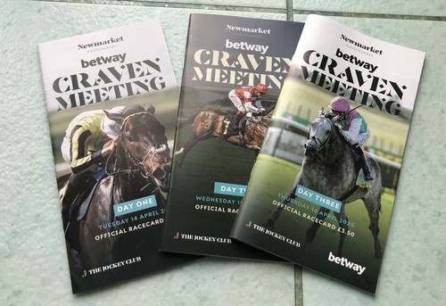 Newmarket craven meeting - craven,