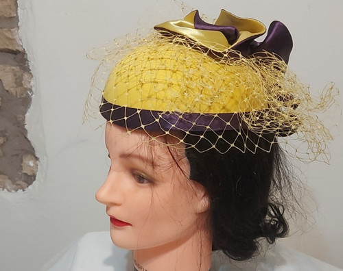 Vintage yellow purple - vintage, 80's