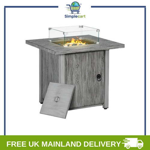 Gas fire pit table - with, 40,000