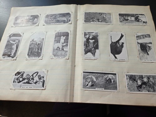 Vintage cigarette card album - cigarette,