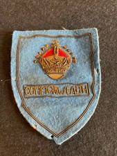 Korean War 1st Commonwealth Division Bullion Formation Sign Badge Fabric patch