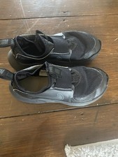 Boys Black Nike Flex Runner 3 Trainers - Size UK 2 - Nice Used Condition