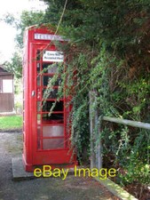Photo 6x4 Old red telephone box Swanton Abbott By the hut housing the tel c2008