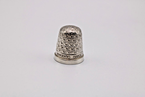 Silver advertising thimble