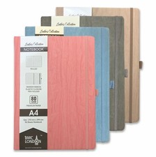 A4 Notebook PU Leather Lined