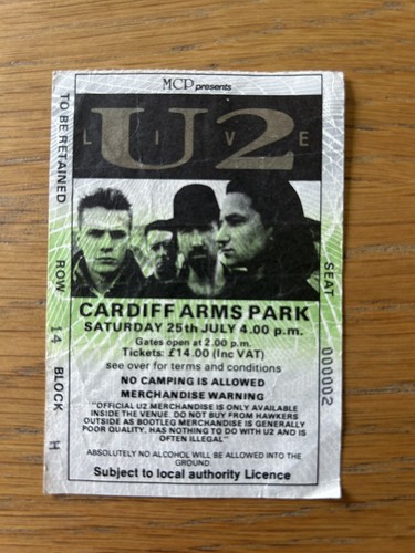 Joshua tree tour used - u2,