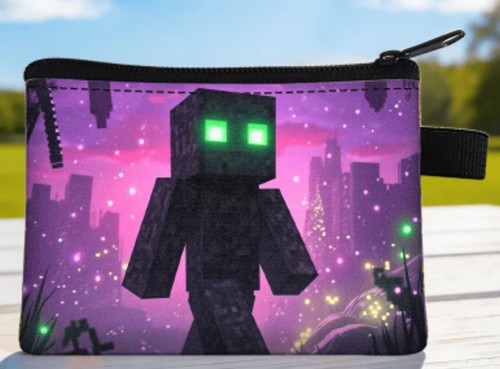Minecraft coin purse kids - minecraft,