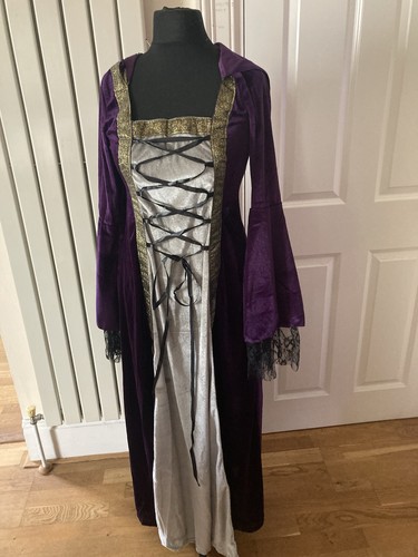 Purple cosplay medieval hooded - cosplay,