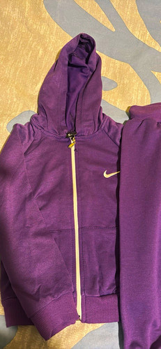 Nike purple fleece zip - purple,
