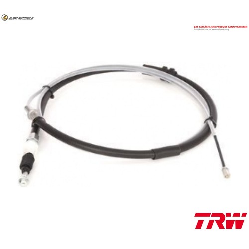 Cable parking brake - brake, for