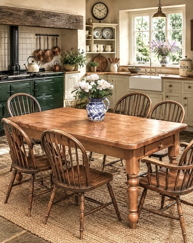 Antique solid pine farmhouse - pine,