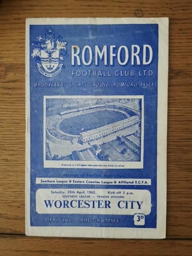 Romford worcester city - romford,