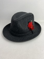 Vintage Bowler/Fedora Gray  w/