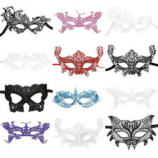 Lace Masquerade Halloween Carnival Festival Party Eye Mask - Various Colours