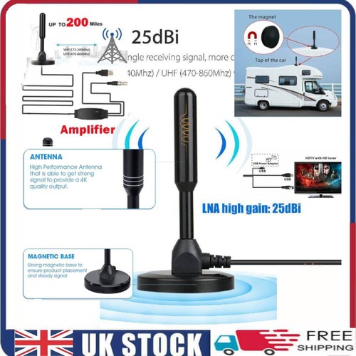 Portable magnetic dvb caravan - magnetic,