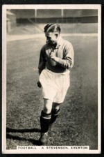 Tobacco Card, Senior Service, SPORTING EVENTS & STARS,1935,Stevenson,Everton,#65