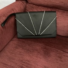 LADIES EVENING  CLUTCH BAG FOR WEDDINGS / PARTIES  ETC. COLOUR BLACK