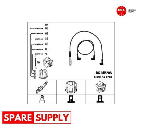 Ignition cable kit for - ignition,