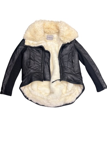 Pinko faux leather biker - pinko,