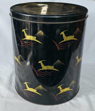 Very large BIBA storage tin with classic deer design, circa 1970’s