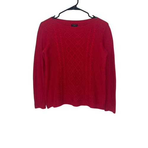 Talbots petites red - red, knit