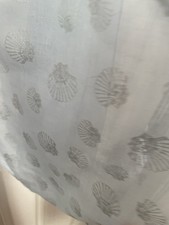 Pale Blue Scarf With Sliver