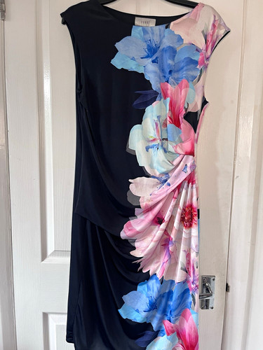Coast black floral draped - floral,