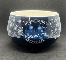 Harry Potter I’d Rather Stay At Hogwarts Christmas Cauldron Bowl  