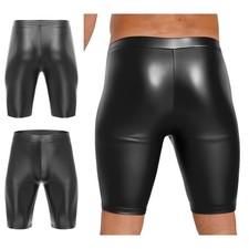 Mens Faux Leather Boxer Shorts