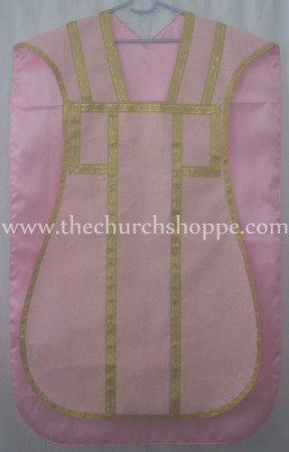 Rose roman chasuble fiddleback - roman,