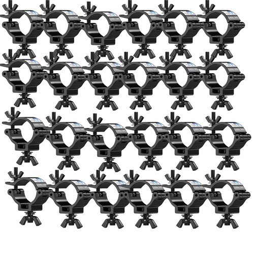 24pcs stage par - light, clamps