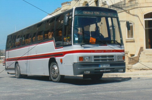Bus photo grey malta - grey,
