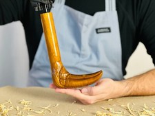Unique umbrella with wooden