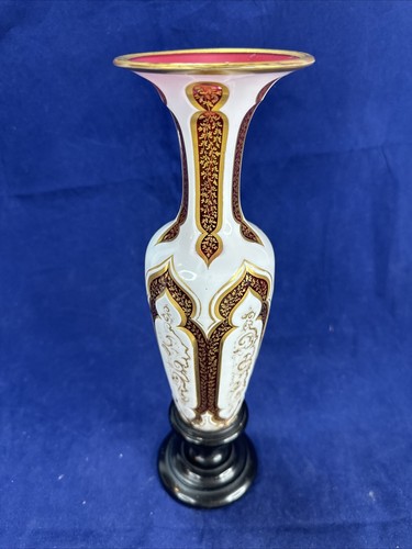 Moser bohemian cased cut glass - moser,