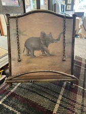 Antique Elephant Themed Book Stand / Cook Book Holder / Lectern / Metal