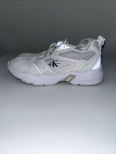 Calvin Klein Retro Tennis Trainers Womens Uk Size 5 NWOB #1401